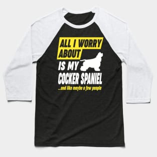 Angel Cocker Baseball T-Shirt